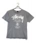 stussy（ステューシー）の古着「ワールドツアーTシャツ」｜グレー