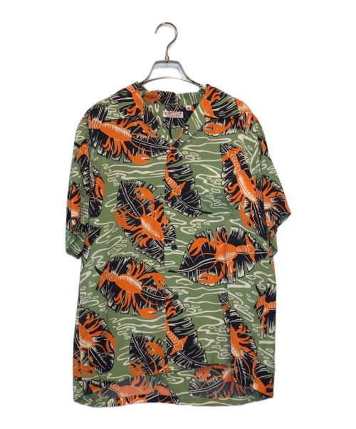 Sun Surf（サンサーフ）Sun Surf (サンサーフ) アロハシャツ グリーン サイズ:SIZE M 15-151/2の古着・服飾アイテム