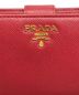 中古・古着 PRADA (プラダ) 2つ折り財布 レッド：19000円