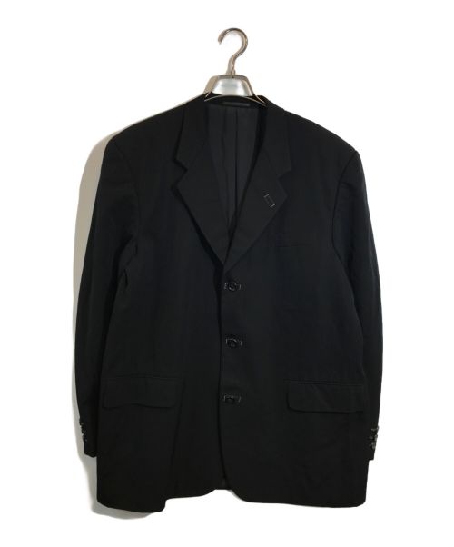 COMME des GARCONS HOMME（コムデギャルソン オム）COMME des GARCONS HOMME (コムデギャルソン オム) 3Bウールテーラードジャケット ブラック サイズ:Lの古着・服飾アイテム