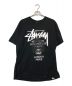 stussy（ステューシー）の古着「Tシャツ」｜ブラック