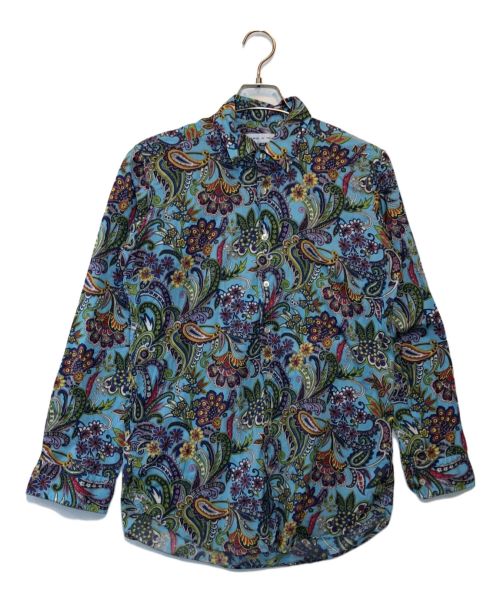 ETRO（エトロ）ETRO (エトロ) ペイズリー柄シャツ ブルー サイズ:SIZE　Mの古着・服飾アイテム