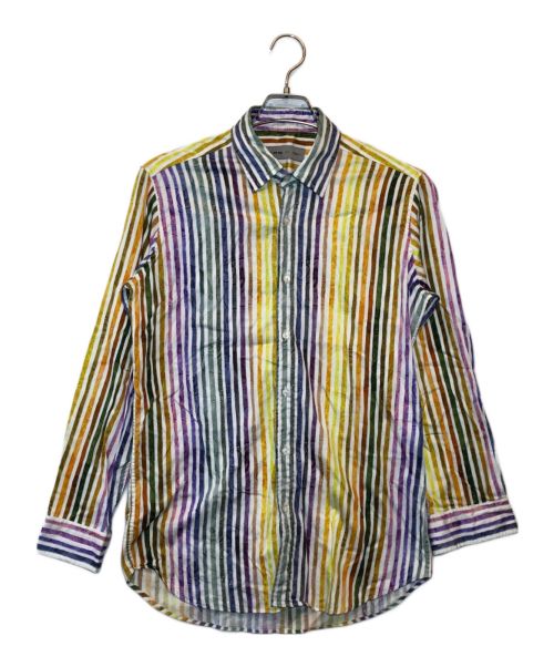 ETRO（エトロ）ETRO (エトロ) ストライプシャツ パープル サイズ:SIZE Mの古着・服飾アイテム