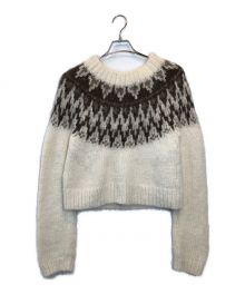 TODAYFUL（トゥデイフル）の古着「Nordic Hand Knit/ノルディックハンドニット」｜ベージュ