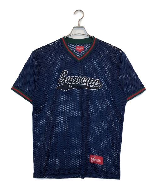 SUPREME（シュプリーム）SUPREME (シュプリーム) メッシュベースボールトップ ネイビー サイズ:Mの古着・服飾アイテム