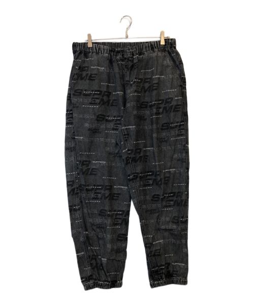 SUPREME（シュプリーム）SUPREME (シュプリーム) Dimensions Logo Denim Skate Pant ブラック サイズ:Largeの古着・服飾アイテム