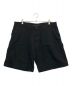 S.W.U.N（エスダブリューユーエヌ）の古着「Original Embroidered Short Pants」｜ブラック