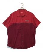 SUPREMEシュプリーム）の古着「2-tone denim s/s shirt」｜レッド