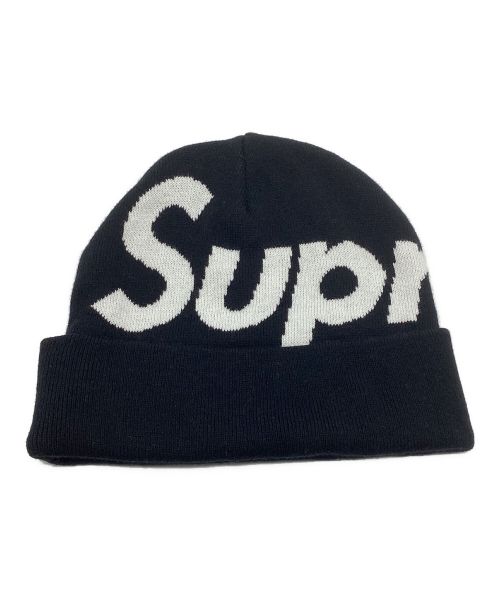 SUPREME（シュプリーム）SUPREME (シュプリーム) BIG LOGO BEANIE ブラックの古着・服飾アイテム