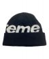 SUPREME (シュプリーム) BIG LOGO BEANIE ブラック：8000円