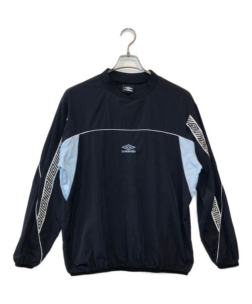 UMBRO（アンブロ）UMBRO (アンブロ) FREAK'S STORE (フリークスストア) 別注 Nylon Pull Over ネイビー サイズ:Mの古着・服飾アイテム