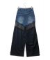 PRANK PROJECT (プランクプロジェクト) Denim Lace Blocking Pants　デニムレースブロッキングパンツ ブルー×ブラック サイズ:36：20000円