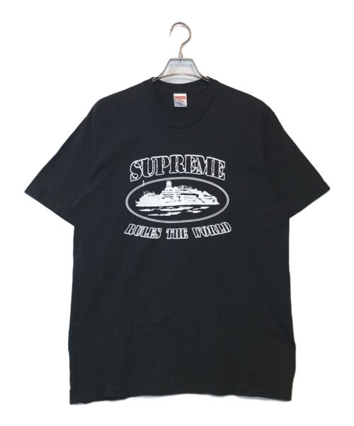 SUPREME（シュプリーム）Supreme (シュプリーム) Corteiz Rules The World Tee ブラック サイズ:SIZE Lの古着・服飾アイテム