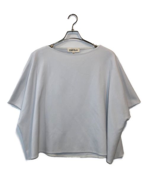 ENFOLD（エンフォルド）ENFOLD (エンフォルド) ダブルクロスワイドTシャツ グレー サイズ:38の古着・服飾アイテム