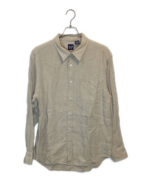 OLD GAP（オールドギャップ）OLD GAP (オールドギャップ) 【古着】90'sリネン長袖シャツ ベージュ サイズ:SIZE XLの古着・服飾アイテム