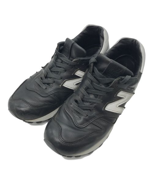 NEW BALANCE（ニューバランス）NEW BALANCE (ニューバランス) レザースニーカー ブラック サイズ:US8の古着・服飾アイテム