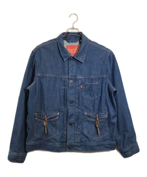 LEVI'S RED（リーバイス レッド）LEVI'S RED (リーバイス レッド) デニムトラッカージャケット ブルー サイズ:Lの古着・服飾アイテム