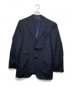 RING JACKET×BARNEYS NEWYORKリングジャケット×バーニーズ・ニューヨーク）の古着「段返り3Bウールテーラードジャケット」｜ネイビー