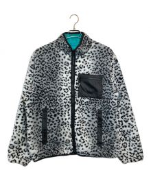 SUPREME（シュプリーム）の古着「Leopard Fleece Reversible Jacket」｜ブラック×グリーン