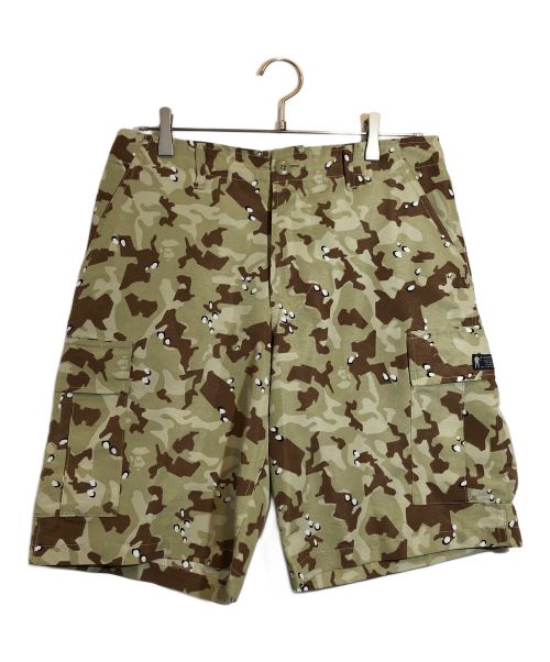 A BATHING APE（アベイシングエイプ）A BATHING APE (アベイシングエイプ) チョコチップカモフラハーフパンツ ベージュ サイズ:Mの古着・服飾アイテム