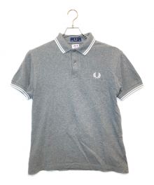 stussy×FRED PERRY（ステューシー×フレッドペリー）の古着「ポロシャツ」｜グレー