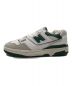 NEW BALANCE (ニューバランス) BB550WT1 ホワイト×グリーン サイズ:SIZE US 10.5：7000円