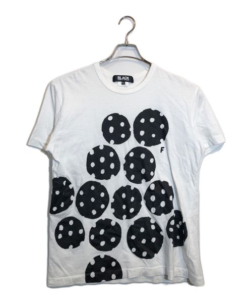 BLACK COMME des GARCONS（ブラック コムデギャルソン）BLACK COMME des GARCONS (ブラック コムデギャルソン) プリントTシャツ ホワイト サイズ:XLの古着・服飾アイテム