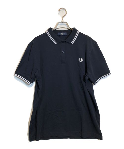 FRED PERRY（フレッドペリー）FRED PERRY (フレッドペリー) ポロシャツ ネイビー サイズ:SIZE Lの古着・服飾アイテム