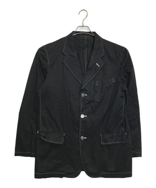 COMME des GARCONS HOMME（コムデギャルソン オム）COMME des GARCONS HOMME (コムデギャルソン オム) 黒染め3Bジャケット ブラック サイズ:Mの古着・服飾アイテム