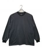 Graphpaperグラフペーパー）の古着「L/S Oversized Tee」｜グレー