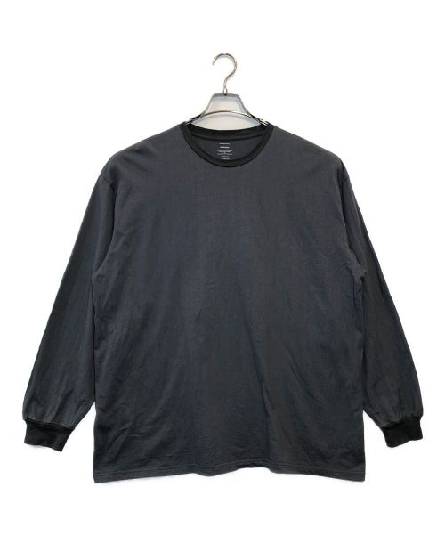 Graphpaper（グラフペーパー）Graphpaper (グラフペーパー) L/S Oversized Tee グレー サイズ:SIZE FREEの古着・服飾アイテム