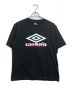 UMBRO（アンブロ）の古着「S/S TEE」｜ブラック