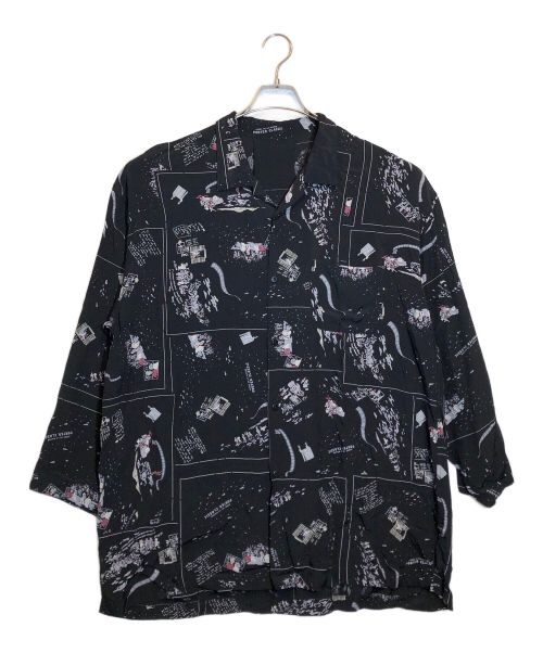 Porter Classic（ポータークラシック）Porter Classic (ポータークラシック) ALOHA LONG SHIRT FRENCH FILM ブラック サイズ:3の古着・服飾アイテム