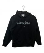 A BATHING APEアベイシングエイプ）の古着「METALLIC YARN PULLOVER HOODIE」｜ブラック