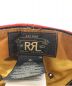 中古・古着 RRL (ダブルアールエル) ウールブレンド フィッテド ボール キャップ レッド サイズ:M 58cm 未使用品：13000円