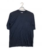 MAATEE&SONSマーティーアンドサンズ）の古着「SILK POCKET TEE」｜ネイビー