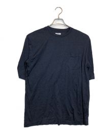 MAATEE&SONS（マーティーアンドサンズ）の古着「SILK POCKET TEE」｜ネイビー