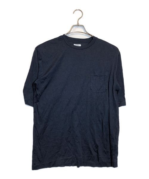 MAATEE&SONS（マーティーアンドサンズ）MAATEE&SONS (マーティーアンドサンズ) SILK POCKET TEE ネイビー サイズ:4の古着・服飾アイテム