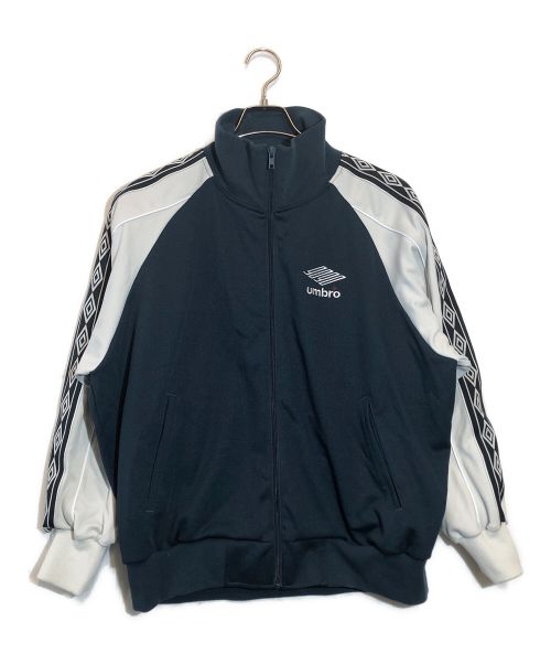 UMBRO（アンブロ）UMBRO (アンブロ) 9090 (9090) Raglan Track Jacket(ラグラントラックジャケット） ネイビー サイズ:Mの古着・服飾アイテム