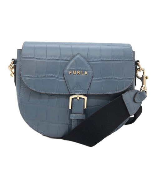 FURLA（フルラ）FURLA (フルラ) ショルダーバッグ ブルーの古着・服飾アイテム