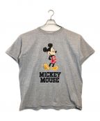 BOWWOW×DISNEYバウワウ×ディズニー）の古着「MICKEY MOUSE 8812 TEE」｜グレー