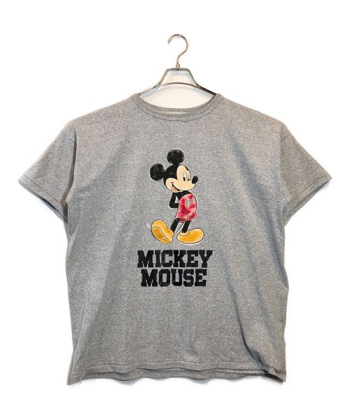 BOWWOW（バウワウ）BOWWOW (バウワウ) DISNEY (ディズニー) MICKEY MOUSE 8812 TEE グレー サイズ:XLの古着・服飾アイテム