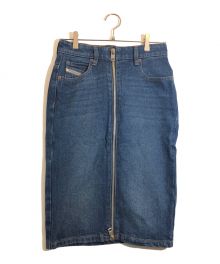 DIESEL（ディーゼル）の古着「PENCIL-ZIP-SKIRT」｜インディゴ