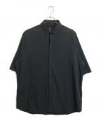 teatoraテアトラ）の古着「CARTRIDGE SHIRT S/S DR」｜ブラック