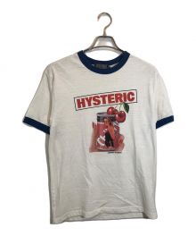 Hysteric Glamour（ヒステリックグラマー）の古着「リンガーTシャツ」｜ホワイト