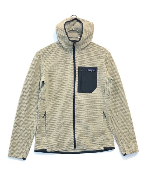 Patagonia（パタゴニア）Patagonia (パタゴニア) R1エア・フルジップ・フーディ ベージュ サイズ:SIZE S 未使用品の古着・服飾アイテム