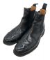 SANDERS（サンダース）の古着「MILITARY CAP TOE CHELSEA BOOT」｜ブラック