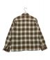 SUPREME (シュプリーム) Shadow Plaid Flannel Zip Up Shirt ベージュ サイズ:M：25000円