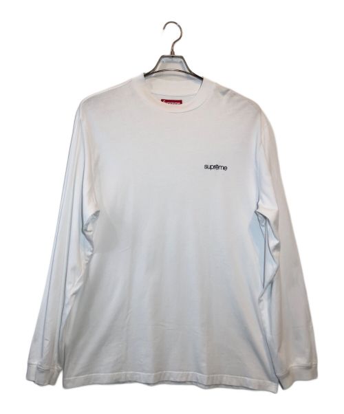 SUPREME（シュプリーム）SUPREME (シュプリーム) ロングスリーブTシャツ ホワイト サイズ:Lの古着・服飾アイテム