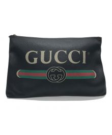 GUCCI（グッチ）の古着「ポートフィリオ クラッチバッグ バッグ」｜ブラック